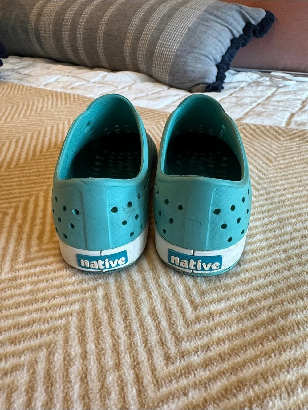 Native Kids' Casual Slip-On Water Shoes - Teal